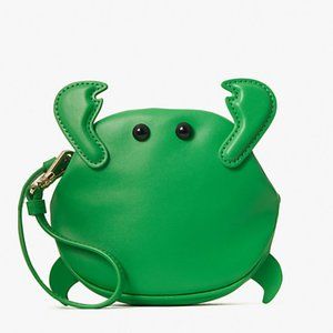 kate spade Shelly Crab Wristlet Greenjay